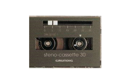 Steno kassette